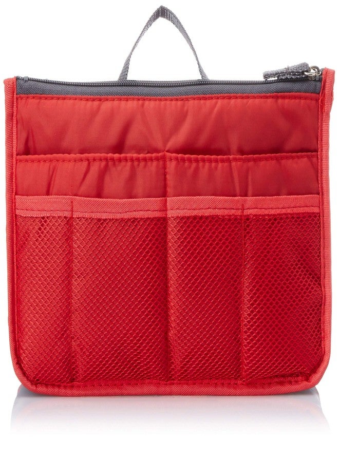 Neysa Nylon Made Multi Purpose Travel Storage Hand Bag Organizer (Red) - Image 1